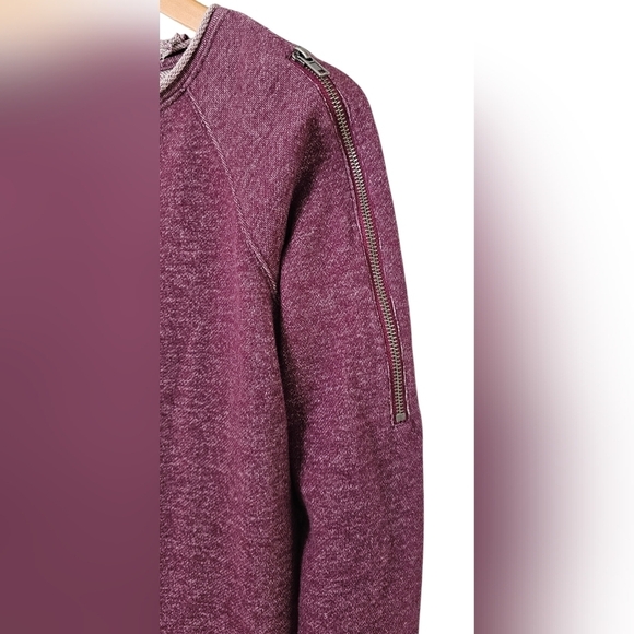 Rock & Republic- XS Sweat Shirt Zipper Shoulder Accents​​​​ - Picture 3 of 10